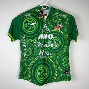 Alebrijes De Oaxaca Moises Hipolito Leon Silver Sports Mens Soccer Jersey XL New